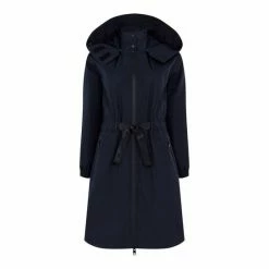 F&F Blue Waterproof Longline Parka Coat -F&F Shop unnamed file 2489