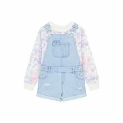 F&F Blue Bib Shorts With T-Shirt -F&F Shop unnamed file 249