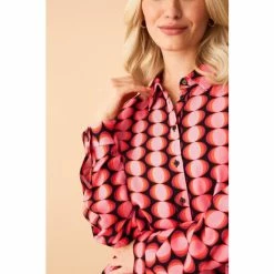 F&F Pink Geo Print Shirt -F&F Shop unnamed file 2505