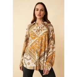 F&F Natural Patchwork Paisley Winnie Shirt -F&F Shop unnamed file 2521