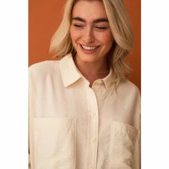 F&F Oversized Cream Shirt 5 F&F Oversized Cream Shirt -F&F Shop unnamed file 2526