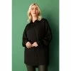 F&F Oversized Black Satin Shirt -F&F Shop unnamed file 2535