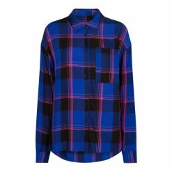 F&F Blue Check Shirt -F&F Shop unnamed file 2568