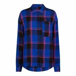 F&F Blue Check Shirt -F&F Shop unnamed file 2569