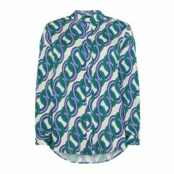 F&F Chain Print White Shirt -F&F Shop unnamed file 2586