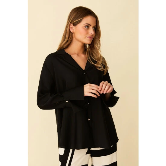 unnamed-file-2598.jpg F&F Satin Flute Black Sleeve Shirt -F&F Shop unnamed file 2598