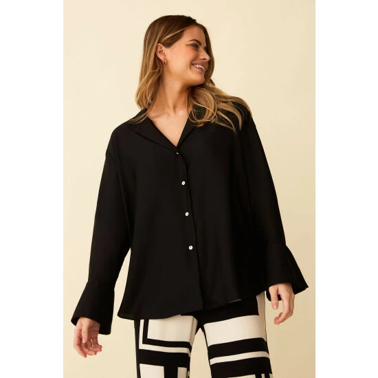 unnamed-file-2600.jpg F&F Satin Flute Black Sleeve Shirt -F&F Shop unnamed file 2600