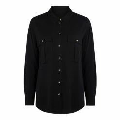 F&F Black Premium Button Shirt -F&F Shop unnamed file 2626