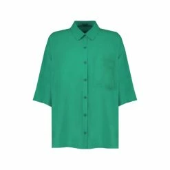 F&F Green Satin Co-Ord Top -F&F Shop unnamed file 2632