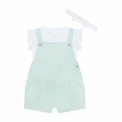 F&F Blue Denim Bibshort With Bodysuit Set 4 F&F Blue Denim Bibshort With Bodysuit Set -F&F Shop unnamed file 264