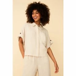 F&F Natural Linen Neutral Shirt