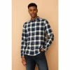 F&F Blue Check Flannel Shirt 2 F&F Blue Check Flannel Shirt -F&F Shop unnamed file 2646