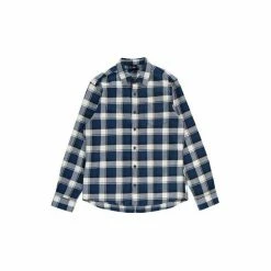 F&F Blue Check Flannel Shirt -F&F Shop unnamed file 2651
