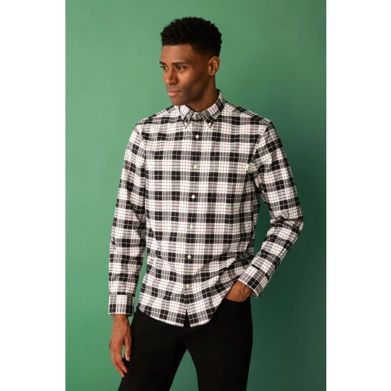 unnamed-file-2665.jpg F&F Black Mono Check Oxford Shirt -F&F Shop unnamed file 2665