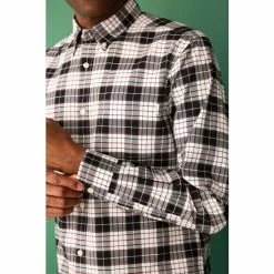 F&F Black Mono Check Oxford Shirt 5 F&F Black Mono Check Oxford Shirt -F&F Shop unnamed file 2668