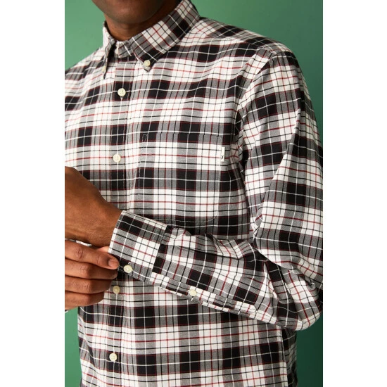 unnamed-file-2668.jpg F&F Black Mono Check Oxford Shirt -F&F Shop unnamed file 2668