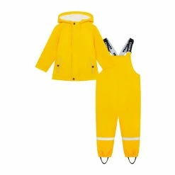 F&F Yellow Mac Coat And Trousers Set -F&F Shop unnamed file 267