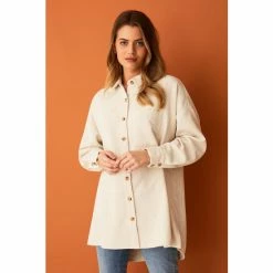 F&F Cream Cord Shirt