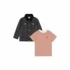F&F Black Denim Tracker Jacket And T-Shirt -F&F Shop unnamed file 269