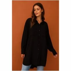 F&F Oversized Black Shirt