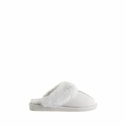 F&F Grey Hardsole Slippers