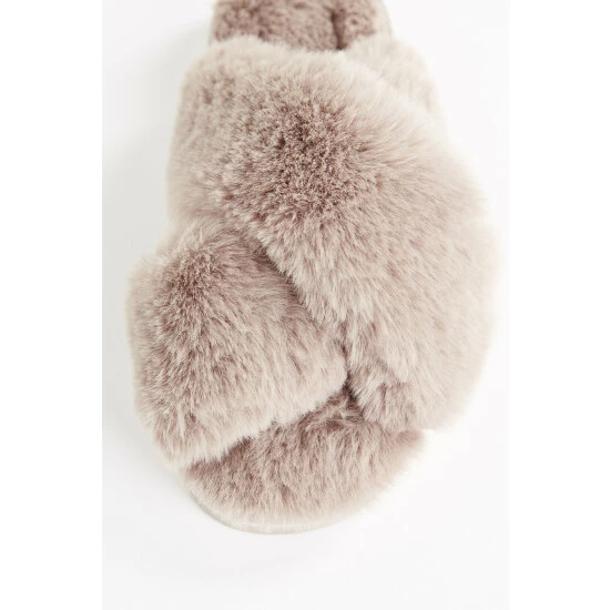 unnamed-file-2726.jpg F&F Brown Faux Fur Crossover Chunky Slippers -F&F Shop unnamed file 2726