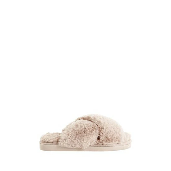 unnamed-file-2727.jpg F&F Brown Faux Fur Crossover Chunky Slippers -F&F Shop unnamed file 2727