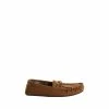 F&F Moccasin Brown Check Lace Up Slippers 1 F&F Moccasin Brown Check Lace Up Slippers -F&F Shop unnamed file 2728