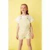 F&F Natural Ditsy Floral Bibshort And T-Shirt Set 2 F&F Natural Ditsy Floral Bibshort And T-Shirt Set -F&F Shop unnamed file 273