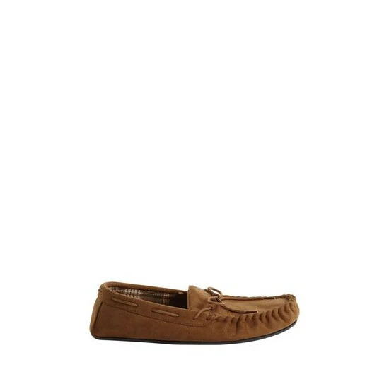 unnamed-file-2731.jpg F&F Moccasin Brown Check Lace Up Slippers -F&F Shop unnamed file 2731