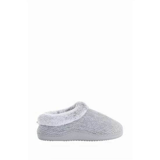 unnamed-file-2743.jpg F&F Grey Fur Snug Knit Closed Back Slippers -F&F Shop unnamed file 2743