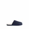 F&F Navy Blue Butted Seam Slippers -F&F Shop unnamed file 2766