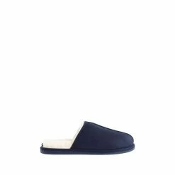 F&F Navy Blue Butted Seam Slippers -F&F Shop unnamed file 2769