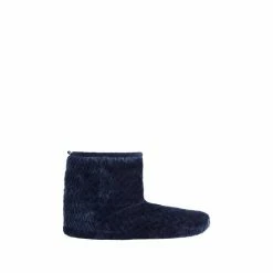 F&F Blue Sealskin Slippers