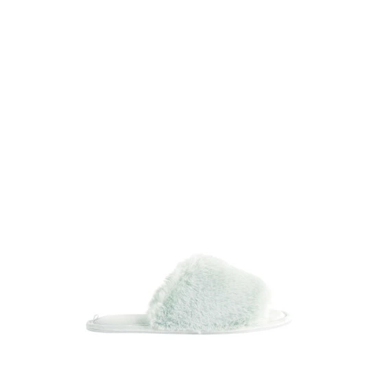 unnamed-file-2778.jpg F&F Green Faux Fur One Strap Slide Seafoam Slippers -F&F Shop unnamed file 2778