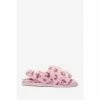 F&F Pink Faux-Fur Heart Backstrap Slippers 1 F&F Pink Faux-Fur Heart Backstrap Slippers -F&F Shop unnamed file 2791