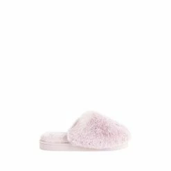 F&F Pink Fur Mule Chunky Tipped Slippers 5 F&F Pink Fur Mule Chunky Tipped Slippers -F&F Shop unnamed file 2800
