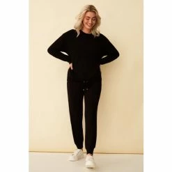 F&F Rib Detail Black Sweatshirt -F&F Shop unnamed file 2811