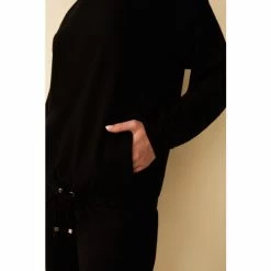 F&F Rib Detail Black Sweatshirt -F&F Shop unnamed file 2812