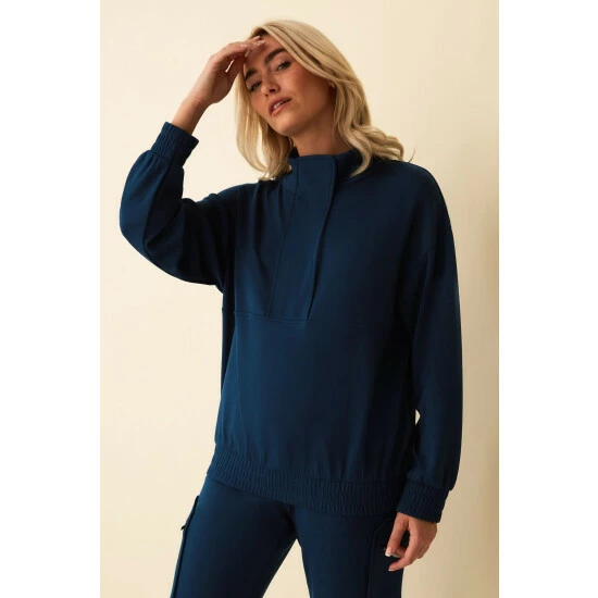 unnamed-file-2821.jpg F&F Blue Premium Zip Placket Sweatshirt -F&F Shop unnamed file 2821