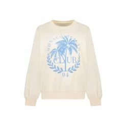 F&F White Embroidered Palm Tree Sweatshirt -F&F Shop unnamed file 2860