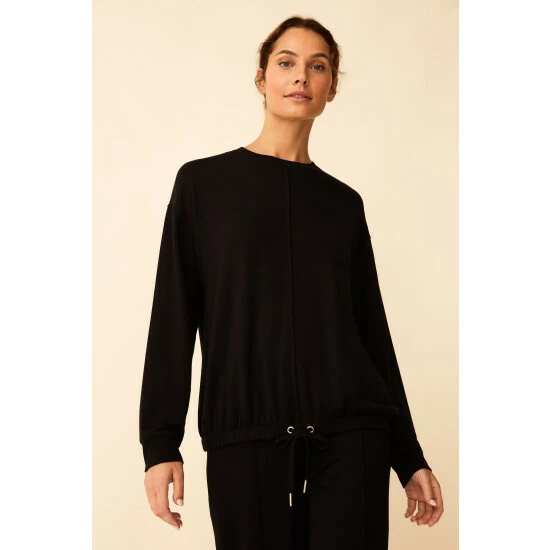 unnamed-file-2880.jpg F&F Daniella Black Pintuck Crew Sweatshirt -F&F Shop unnamed file 2880