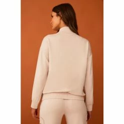 F&F Cream Premium Zip Placket Sweatshirt 3 F&F Cream Premium Zip Placket Sweatshirt -F&F Shop unnamed file 2909