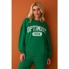 F&F Green Varsity Embroidered Sweatshirt -F&F Shop unnamed file 2926