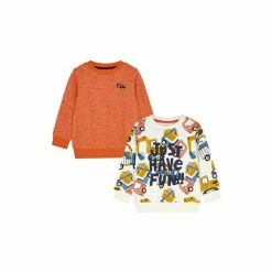 F&F Orange Dig It Sweatshirts 2 Pk -F&F Shop unnamed file 2947