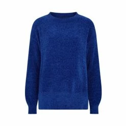 F&F Blue Chenille Crew Neck Jumper -F&F Shop unnamed file 2967