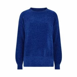 F&F Blue Chenille Crew Neck Jumper -F&F Shop unnamed file 2968