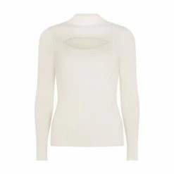F&F Cut-Out Rib White Jumper 7 F&F Cut-Out Rib White Jumper -F&F Shop unnamed file 2974