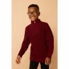 F&F Red Half Zip Knit Jumper 2 F&F Red Half Zip Knit Jumper -F&F Shop unnamed file 2995