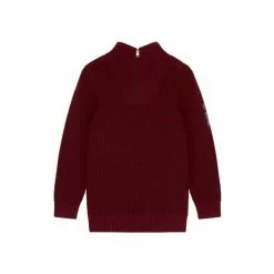 F&F Red Half Zip Knit Jumper -F&F Shop unnamed file 2998